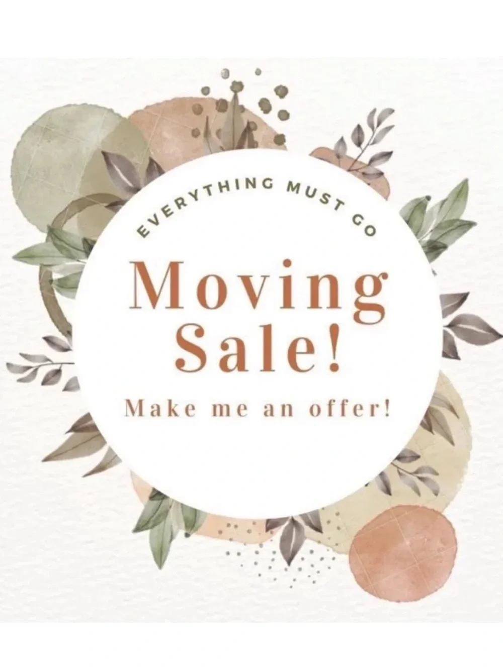 MOVING SALE MAKE OFFERS - Picture 1 of 1